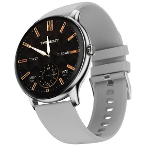 fire boltt phoenix pro round smart watch 1.39″ waterproof smartwatch for men grey